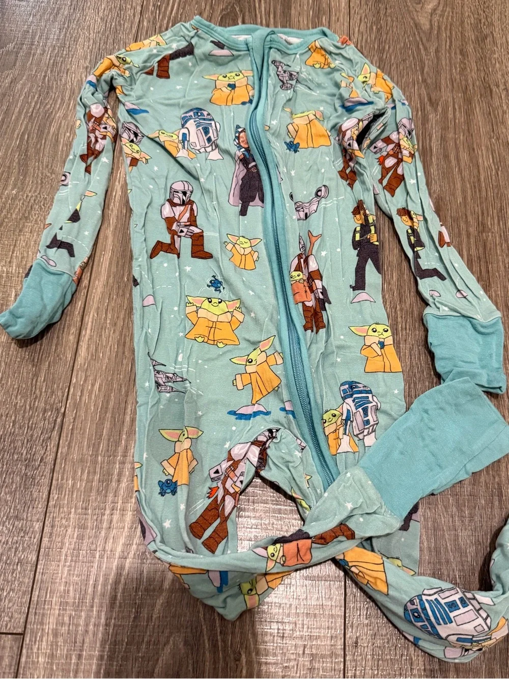 Little Sleepies The Mandalorian & Grogu Star Wars Zippies 18-24 Months